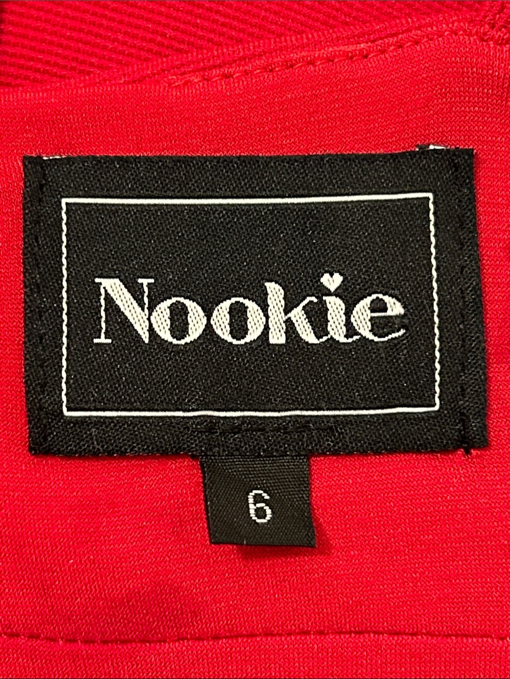 Nookie x Revolve Heidi Bodycon Cut Out Dress In Red New Size AU 6, US 2, XS - Picture 12 of 13
